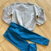 Conjunto Infantil Masculino Blusa Manga Longa Cinza e Calça Fernanda Ramos Kids