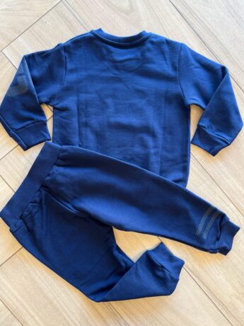 Conjunto Infantil Masculino Blusa Manga Longa Every Day e Calça Azul Fernanda Ramos Kids