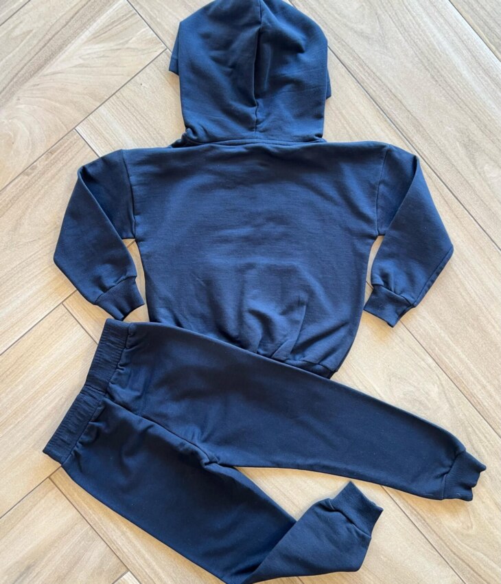 Conjunto Infantil Masculino Blusa Manga Longa Future e Calça Preta Fernanda Ramos Kids