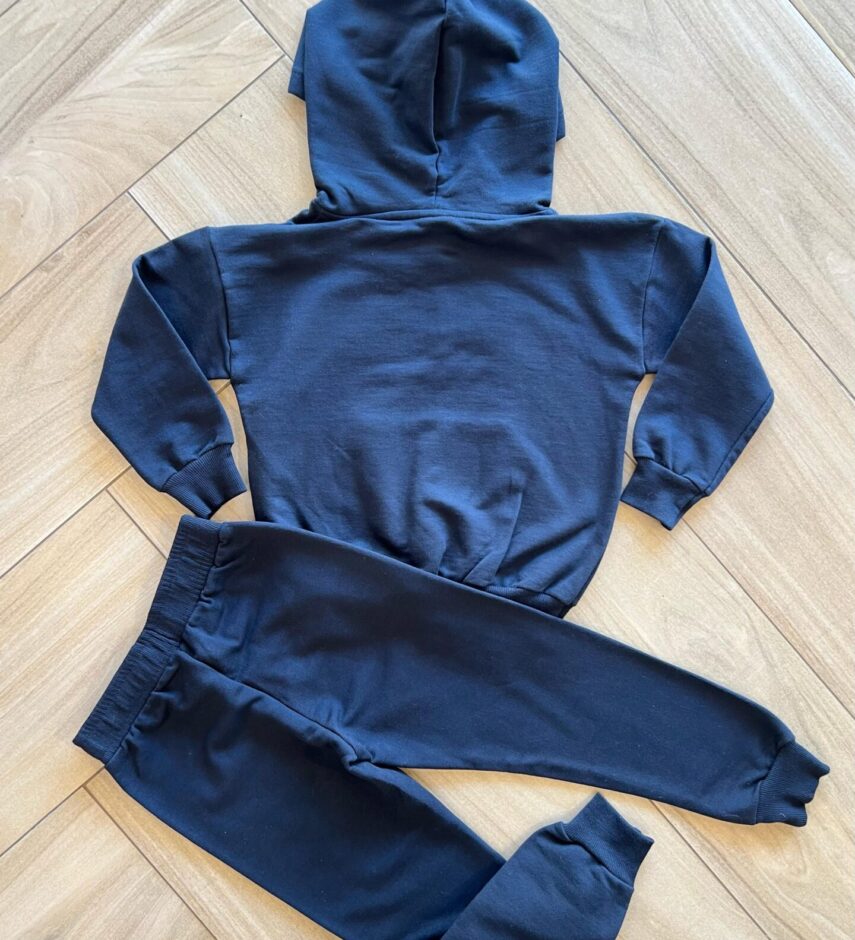 Conjunto Infantil Masculino Blusa Manga Longa Future e Calça Preta Fernanda Ramos Kids
