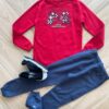 Conjunto Infantil Masculino Blusa Manga Longa Game e Calça Azul Fernanda Ramos Kids