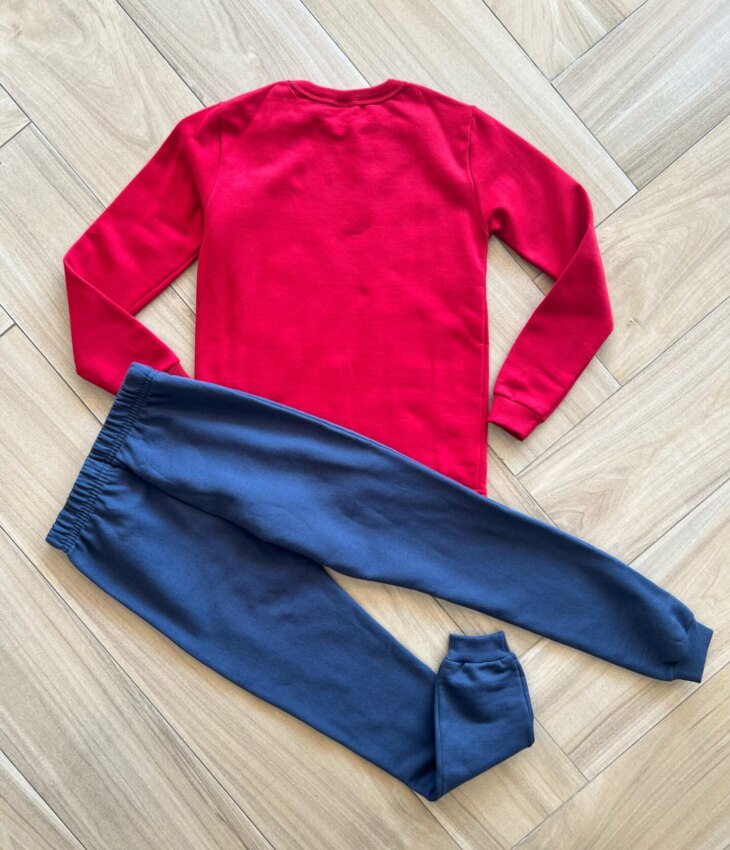 Conjunto Infantil Masculino Blusa Manga Longa Game e Calça Azul Fernanda Ramos Kids