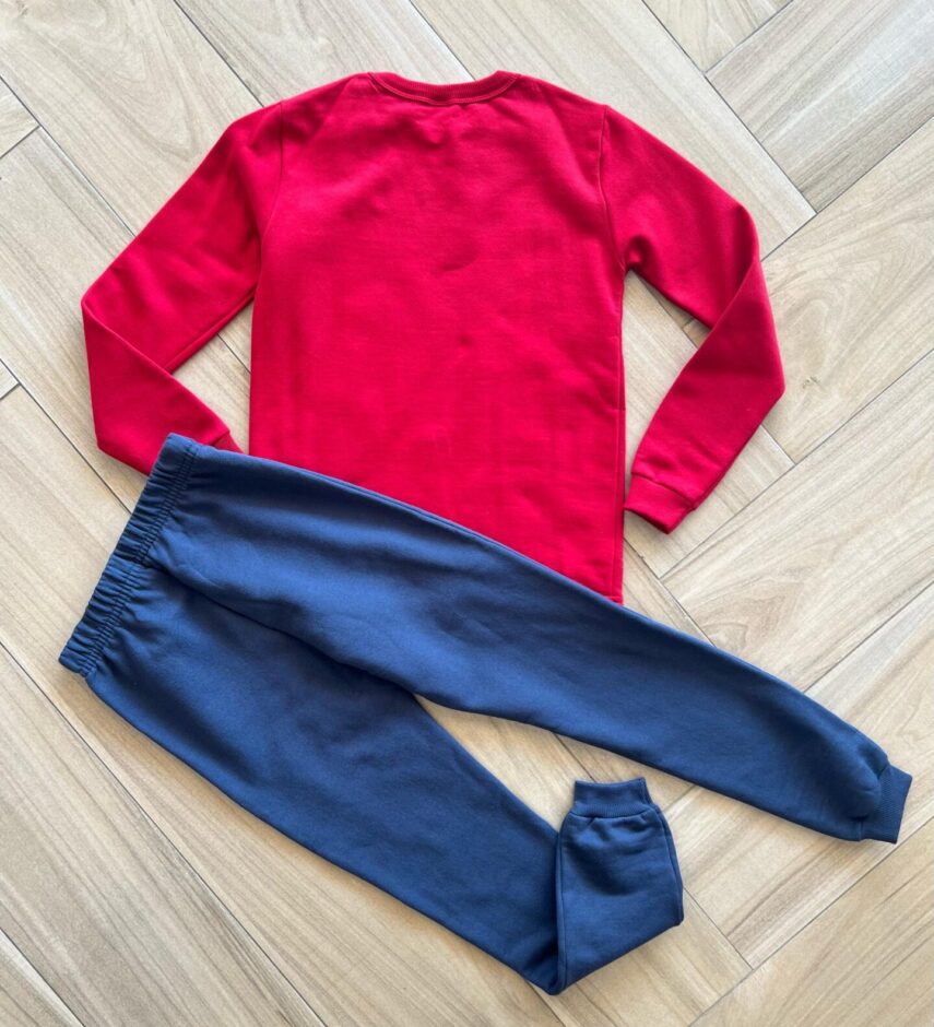 Conjunto Infantil Masculino Blusa Manga Longa Game e Calça Azul Fernanda Ramos Kids