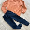 Conjunto Infantil Masculino Blusa Manga Longa Player e Calça Preta da Fernanda Ramos Kids