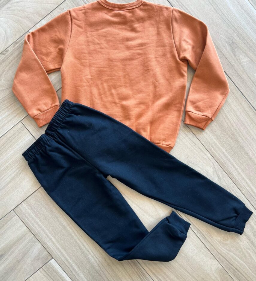 Conjunto Infantil Masculino Blusa Manga Longa Player e Calça Preta da Fernanda Ramos Kids