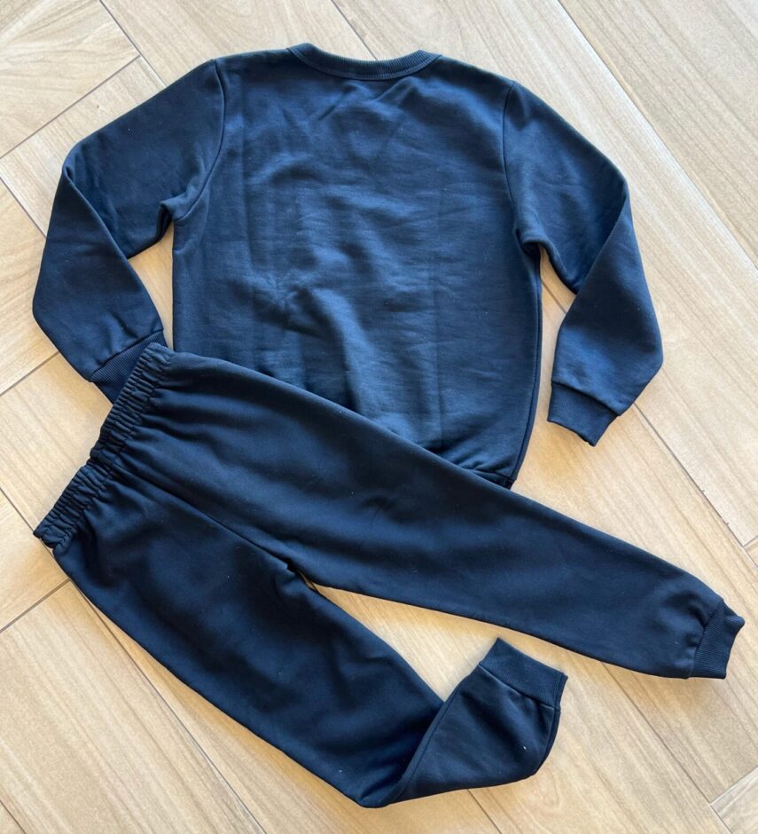 Conjunto Infantil Masculino Blusa Manga Longa Street e Calça Preta Fernanda Ramos Kids