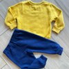 Conjunto Infantil Masculino Blusa Manga Longa Ursinhos e Calça Azul Fernanda Ramos Kids