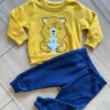 Conjunto Infantil Masculino Blusa Manga Longa Ursinhos e Calça Azul Fernanda Ramos Kids