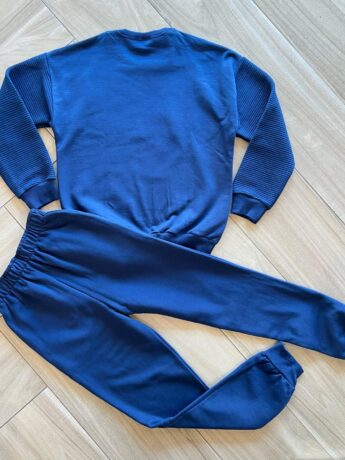 Conjunto Infantil Masculino Blusão Discory e Calça Azul Marinho Fernanda Ramos Kids