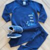 Conjunto Infantil Masculino Blusão Enjoy The Road e Calça Azul Fernanda Ramos Kids