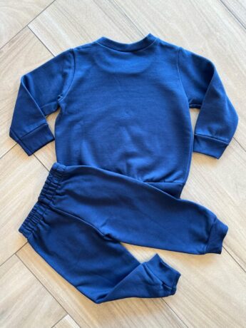 Conjunto Infantil Masculino Blusão Enjoy The Road e Calça Azul Fernanda Ramos Kids