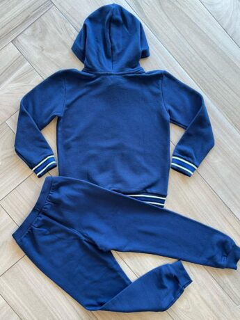 Conjunto Infantil Masculino Blusão Team Sport e Calça Azul Marinho Fernanda Ramos Kids
