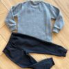 Conjunto Infantil Masculino Blusão Video Game e Calça Preta Fernanda Ramos Kids