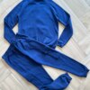 Conjunto Infantil Masculino Jaqueta com Detalhe e Calça Jogger Azul Fernanda Ramos Kids