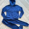 Conjunto Infantil Masculino Jaqueta e Calça Jogger Azul Marinho Fernanda Ramos Kids