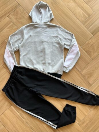 Conjunto Infantil Masculino Jaqueta e Calça Linha Lateral Preta Fernanda Ramos Kids