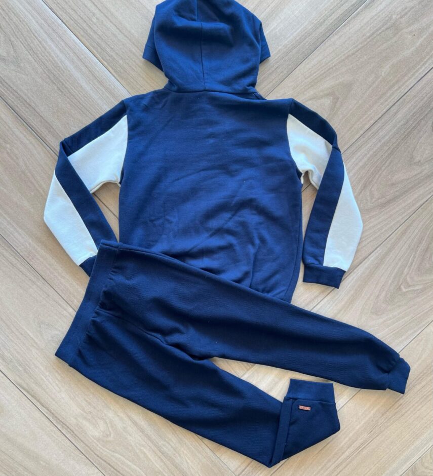 Conjunto Infantil Masculino Jaqueta Explore e Calça Azul Fernanda Ramos Kids
