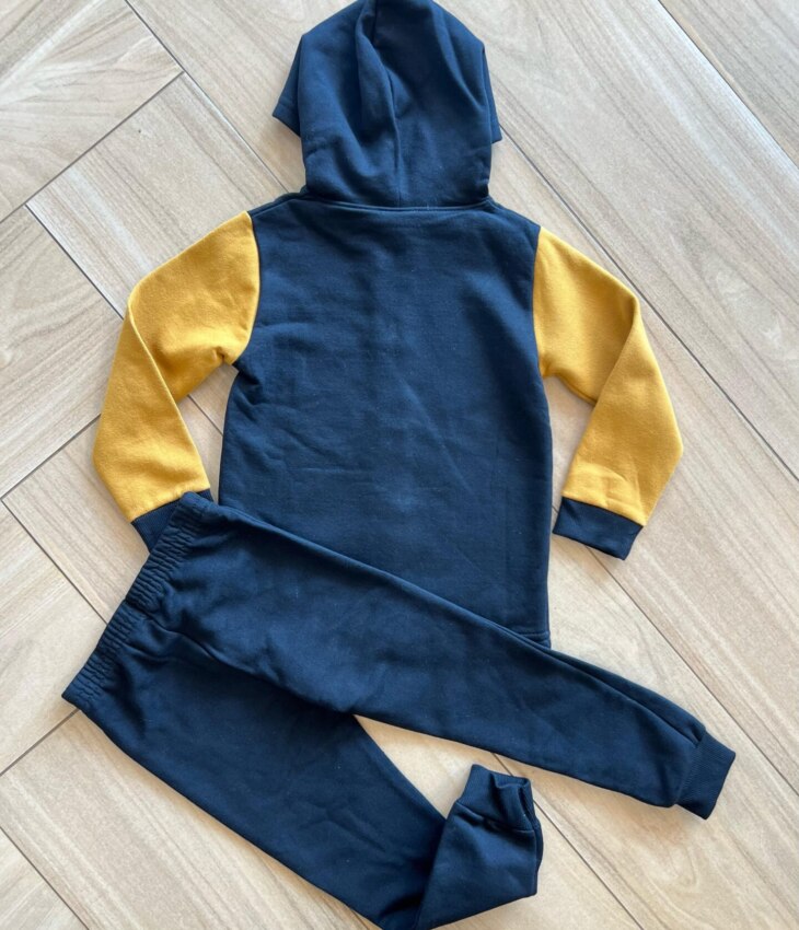 Conjunto Infantil Masculino Jaqueta Michigan e Calça Preta Fernanda Ramos Kids