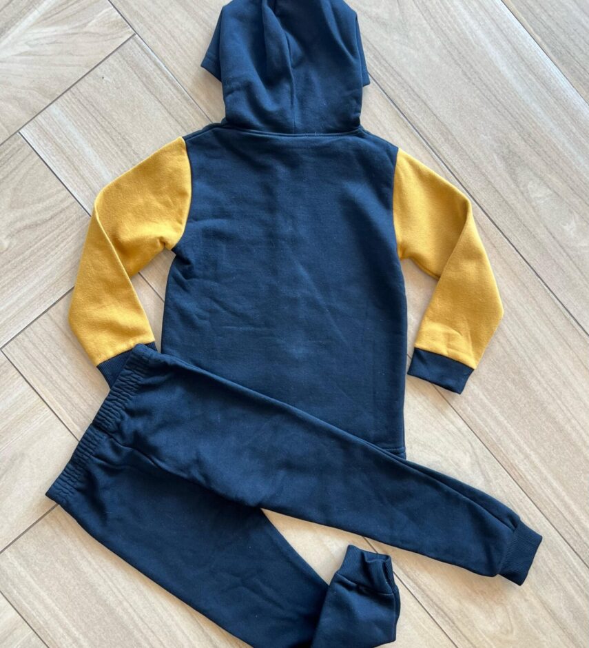 Conjunto Infantil Masculino Jaqueta Michigan e Calça Preta Fernanda Ramos Kids