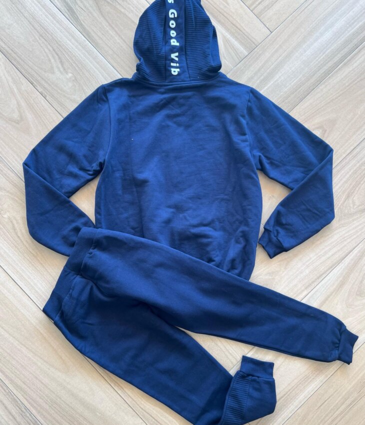 Conjunto Infantil Masculino Jaqueta Music Controller e Calça Azul Fernanda Ramos Kids
