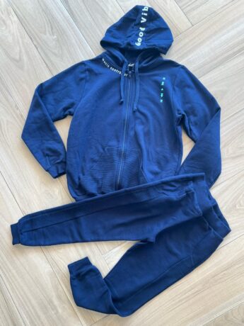 Conjunto Infantil Masculino Jaqueta Music Controller e Calça Azul Fernanda Ramos Kids