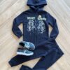 Conjunto Infantil Masculino Jaqueta Star Game e Calça Preta Fernanda Ramos Kids