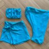 Conjunto Juvenil Feminino Kimono Top e Short Saia Azul Fernanda Ramos Kids