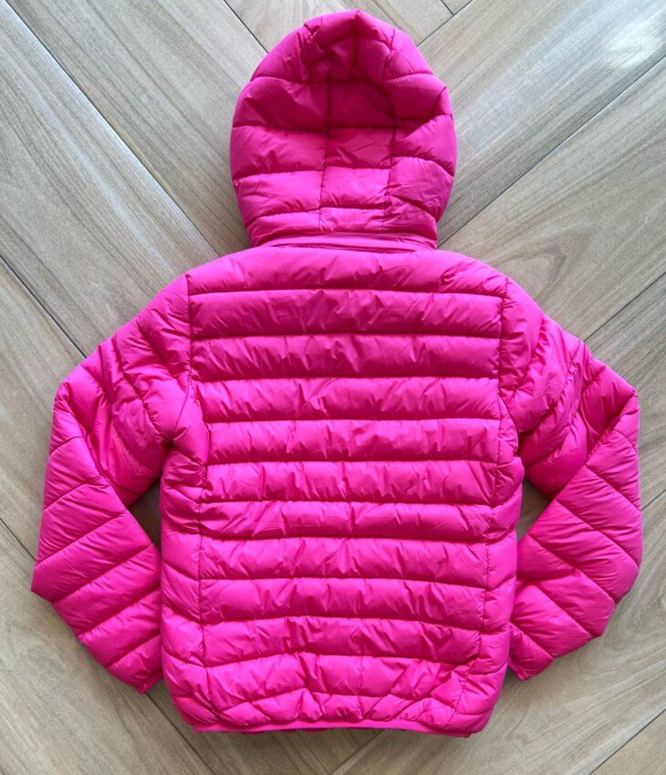 fernandaramoskids com br Jaqueta Infantil Feminina Peluciada e Capuz Removível Pink2