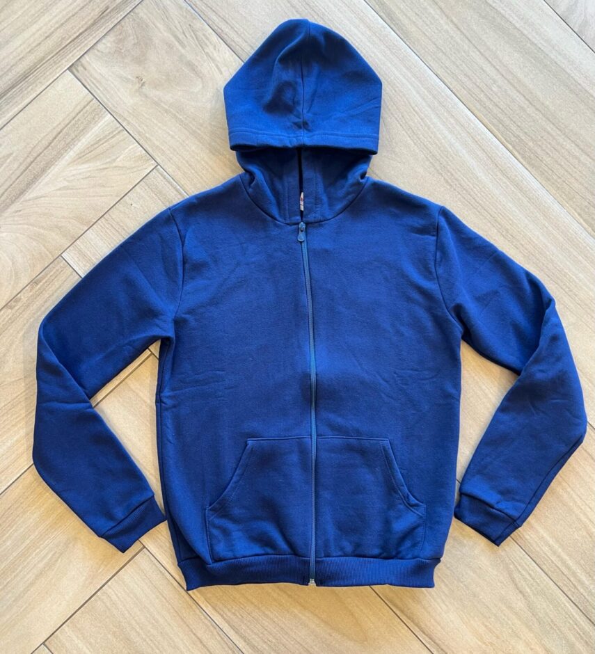 Jaqueta Infantil Masculina Basica com Zíper Azul Marinho 162312 Fernanda Ramos Kids