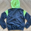 Jaqueta Infantil Masculina Corta Vento Preta com Detalhe no Capuz Fernanda Ramos Kids