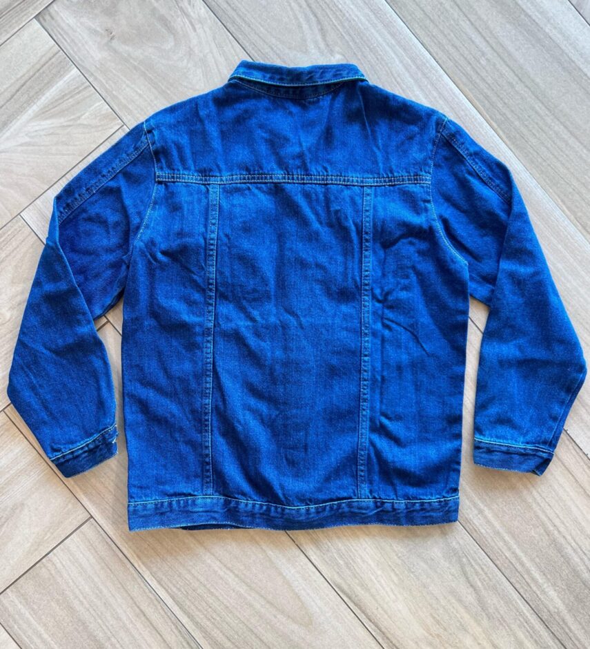 Jaqueta Infantil Masculina Jeans com Bolsos Frontal Fernanda Ramos Kids