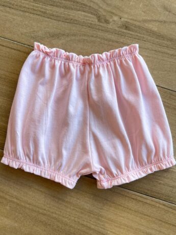 Short Infantil Feminino Básico Rosa Bebê Fernanda Ramos Kids