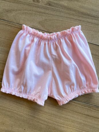 Short Infantil Feminino Básico Rosa Bebê Fernanda Ramos Kids