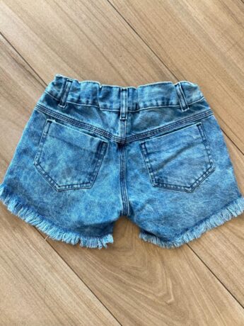 Short Infantil Feminino Jeans Lilo & Stitch Apaixonado Fernanda Ramos Kids