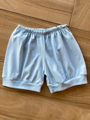 Short Infantil Unissex Básico Azul Bebê Fernanda Ramos Kids