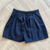 Short Saia Infantil Feminino com Elástico na Cintura Preto Fernanda Ramos Kids