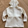 Sobretudo Infantil Feminino com Capuz Off White Fernanda Ramos Kids