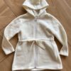 Sobretudo Infantil Feminino com Capuz Off White Fernanda Ramos Kids