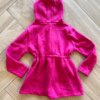 Sobretudo Infantil Feminino com Capuz Pink Fernanda Ramos Kids
