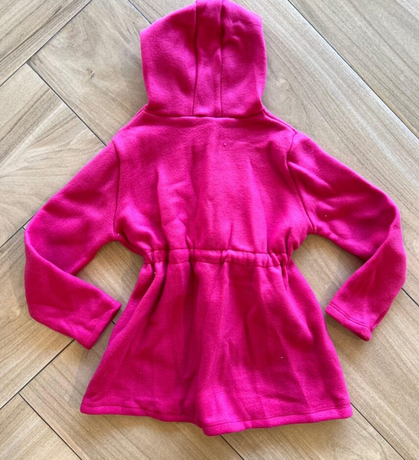 Sobretudo Infantil Feminino com Capuz Pink Fernanda Ramos Kids
