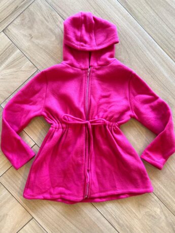 Sobretudo Infantil Feminino com Capuz Pink Fernanda Ramos Kids