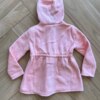 Sobretudo Infantil Feminino com Capuz Rosa Fernanda Ramos Kids