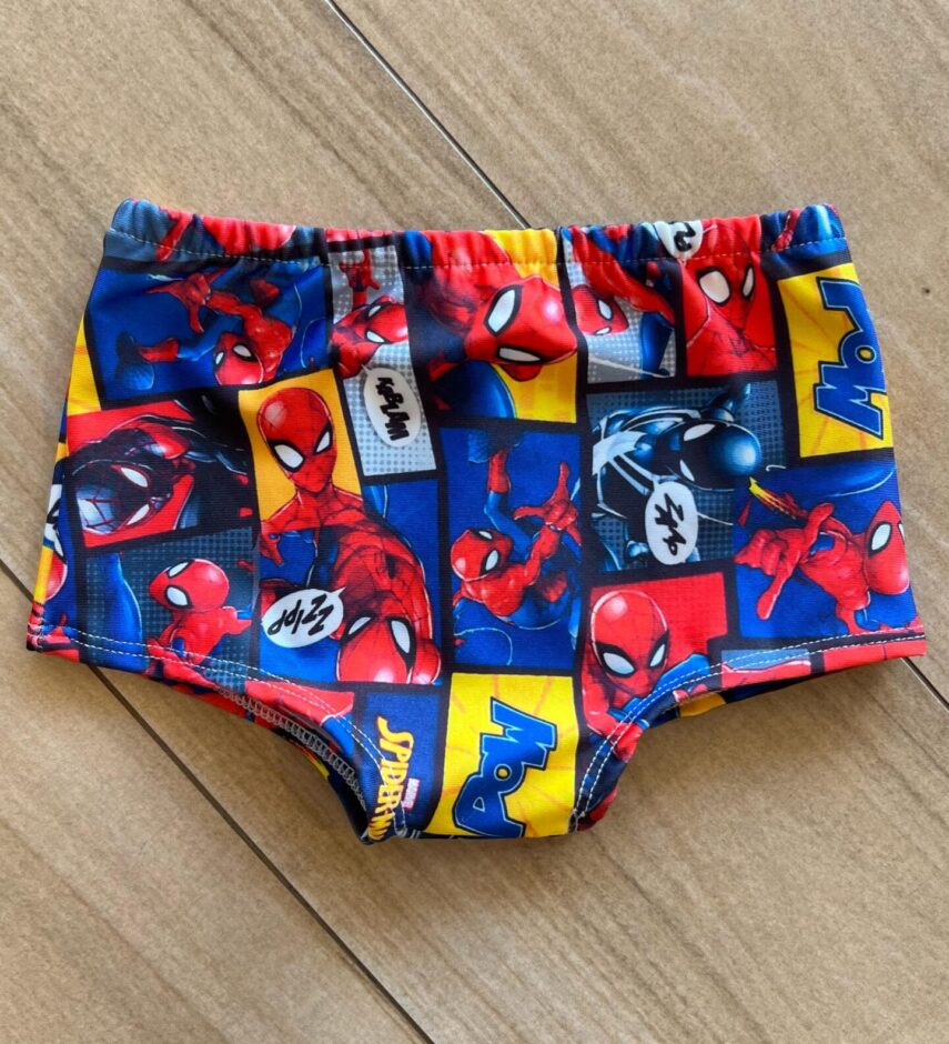 Sunga Masculina Infantil Homem Aranha Fernanda Ramos Kids