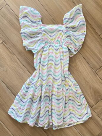 Vestido Infantil Feminino Midi Detalhes em Laise Branco Fernanda Ramos Kids