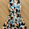 Vestido Infantil Feminino Rodado Evase Estampado Fernanda Ramos Kids