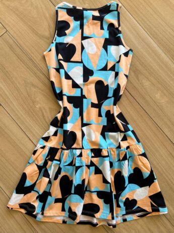 Vestido Infantil Feminino Rodado Evase Estampado Fernanda Ramos Kids
