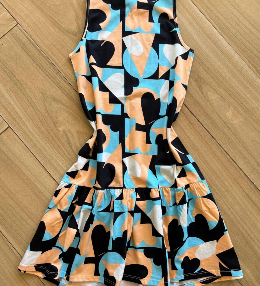 Vestido Infantil Feminino Rodado Evase Estampado Fernanda Ramos Kids