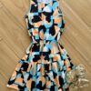 Vestido Infantil Feminino Rodado Evase Estampado Fernanda Ramos Kids