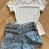 fernandaramoskids com br Blusa Infantil Feminina Manga Curta Malha Branca Capivara Fofinha2