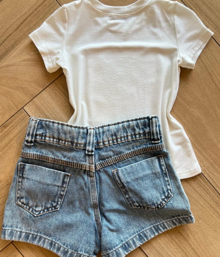fernandaramoskids com br Blusa Infantil Feminina Manga Curta Malha Branca Capivara Fofinha2